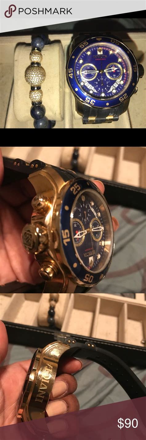 how to tell a real invicta watch from a fake|gold invicta watch scam.